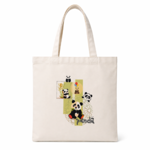 Colurfull Panda Tote Bags