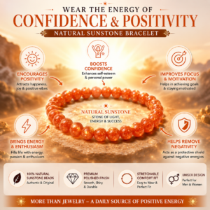 Natural Sunstone Bracelet