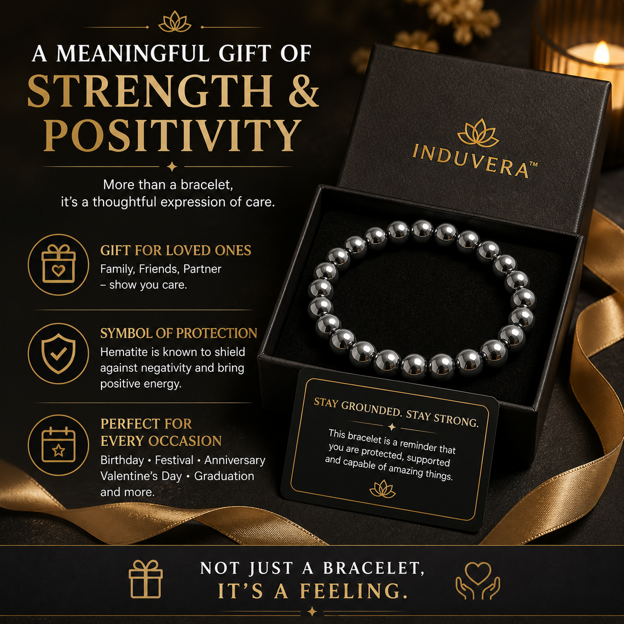 Black Hematite Bracelet - Image 6