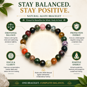 Natural Agate Bracelet
