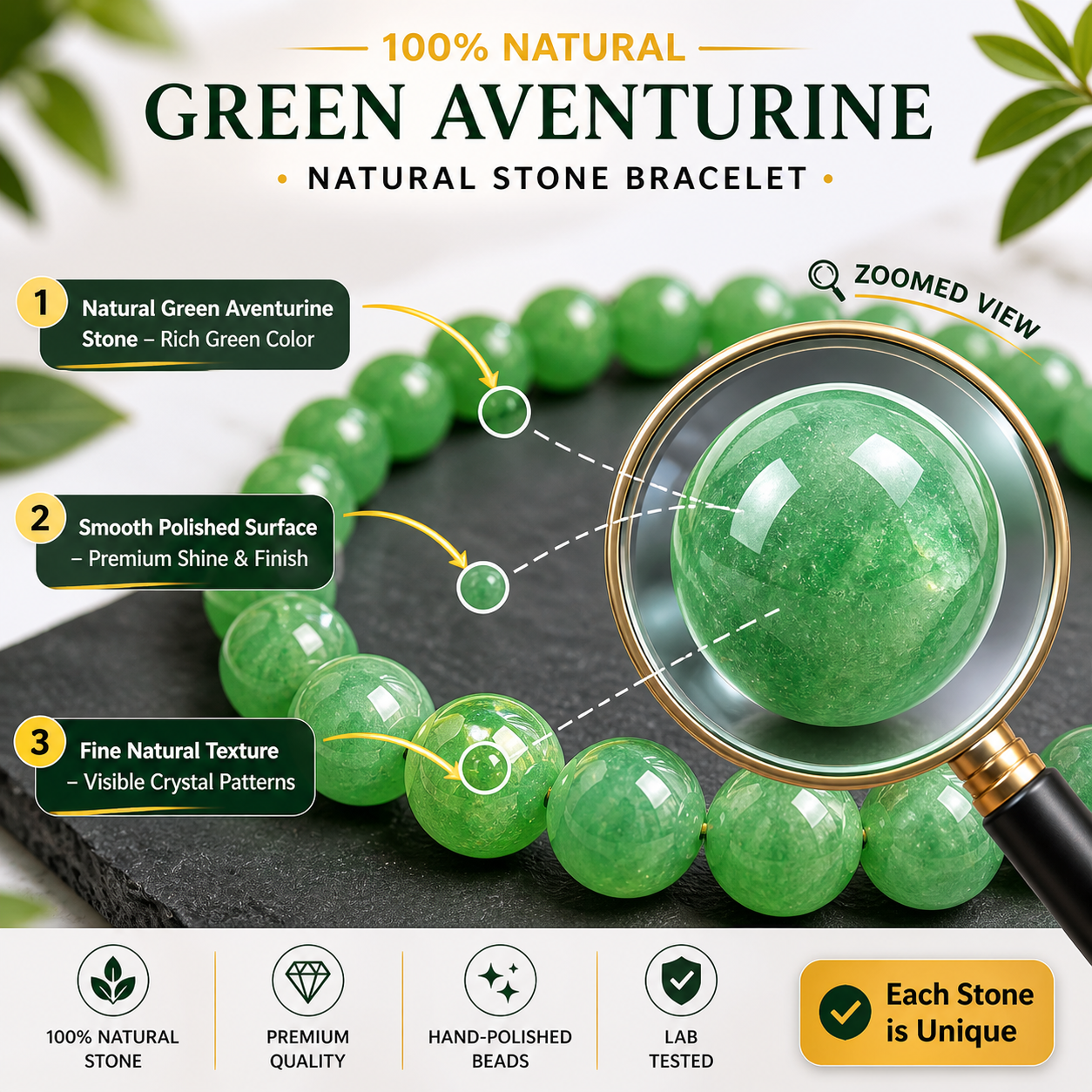 Green Aventurine Bracelet - Image 6